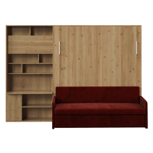 Load image into Gallery viewer, Furbo Light Oak 3 in 1 Murphy Bed (2023 Collection)