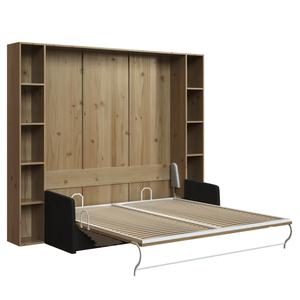Juniper Light Oak with Shelves and Sofa (2023 Collection)