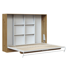 Load image into Gallery viewer, Tuscan White Horizontal Murphy Bed with Top Shelf (2023 Collection)