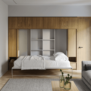 Normandy White Horizontal Murphy Bed (2023 Collection)