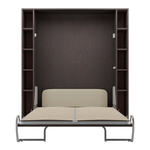 murphy bed with shelves