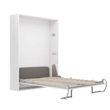 Load image into Gallery viewer, murphy bed in white color
