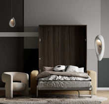 Load image into Gallery viewer, wall bed with sofa dark brown