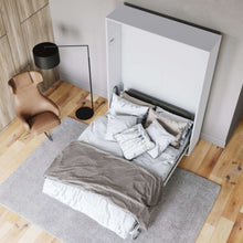 Load image into Gallery viewer, murphy bed in white color