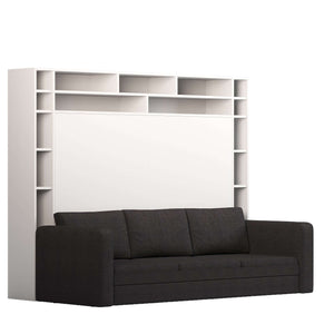 wall bed with 3 seat sofa