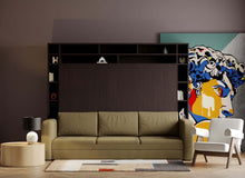 Load image into Gallery viewer, horizontal Murphy bed with sofa